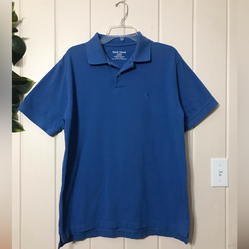 Duck Head Blue Polo Shirt
Size Large
Smoke Free Home
Bundle & Save on Shipping - Picture 3 of 11